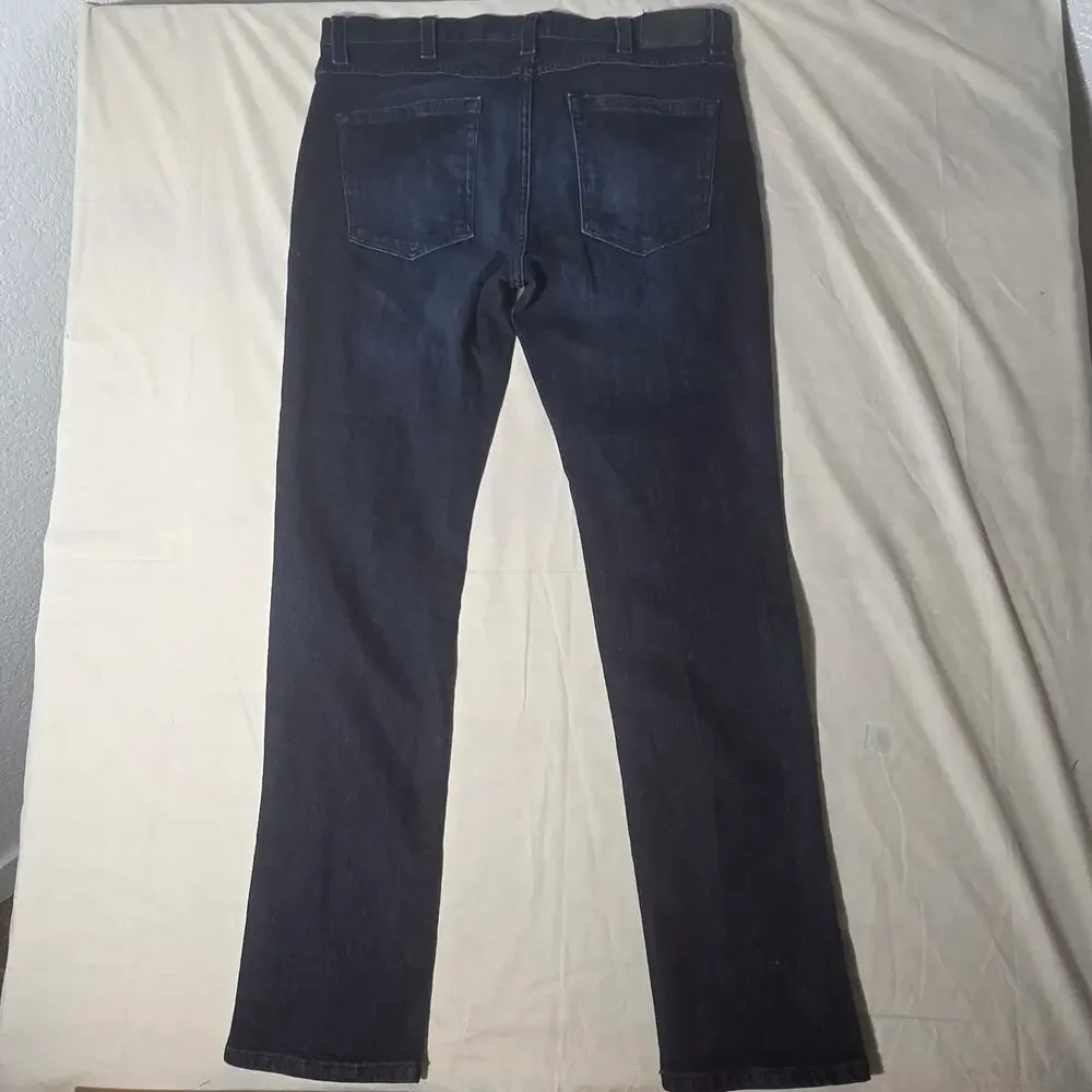 Harley-Davidson Performance Stretch Jeans Mens 36x34 Dark Wash Indigo Biker